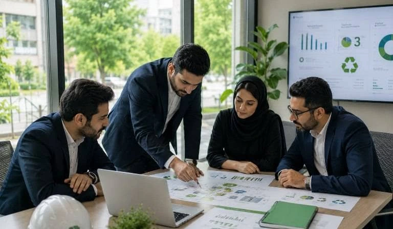 جلسه مشاوره و طراحی راهکارهای محیط‌زیستی